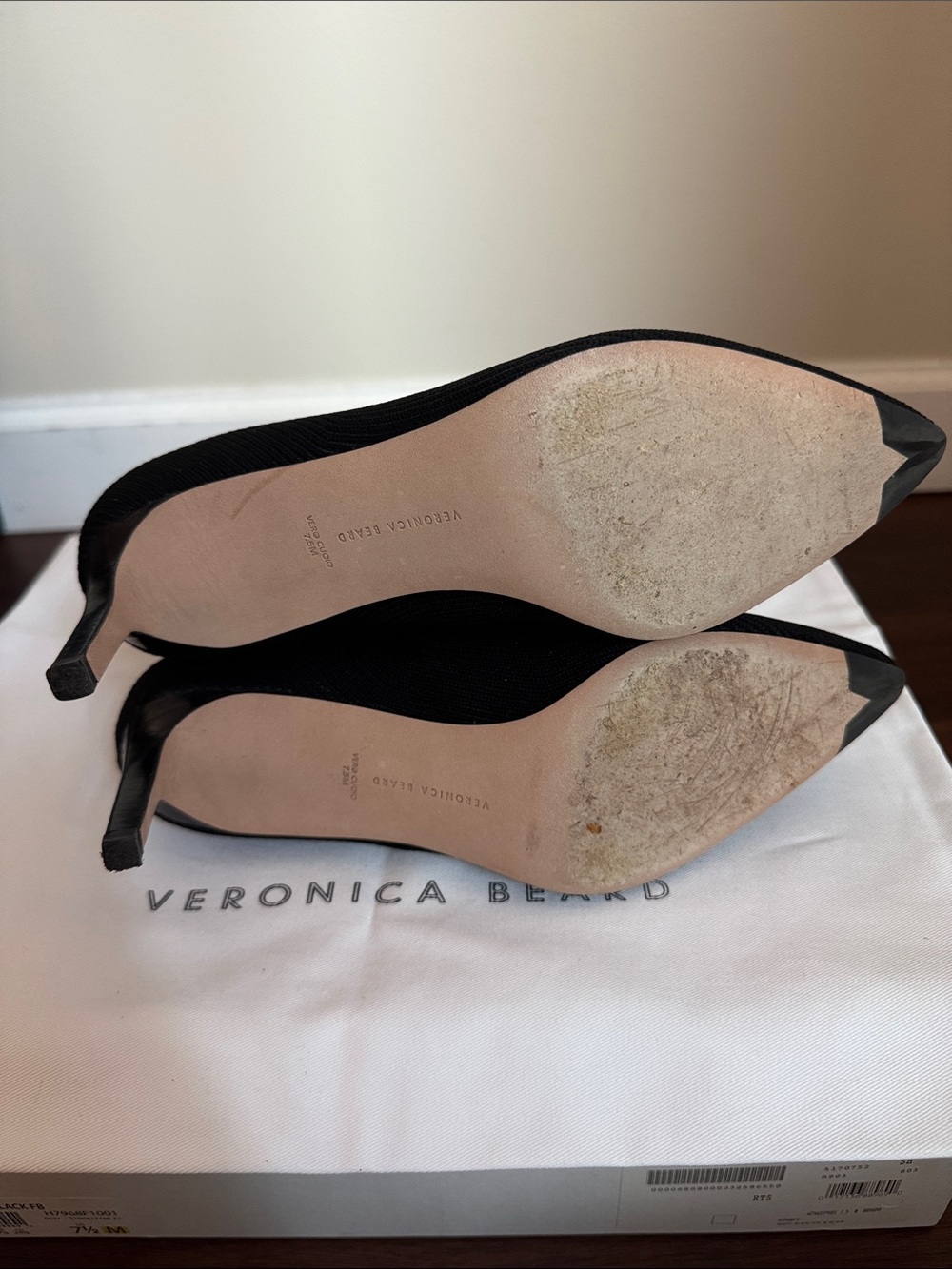 VERONICA BEARD Lakota Ankle Sock Boots Black Size 7.5 - Picture 6 of 8